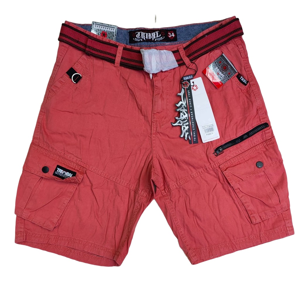 6 POCKET TRIBAL MEN'S CARGO SHORTS Shopee Philippines