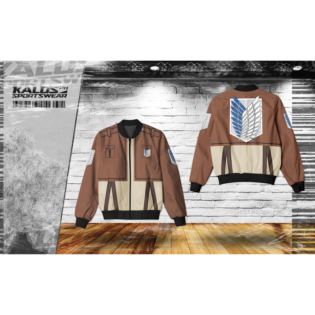 Attack on clearance titan varsity jacket