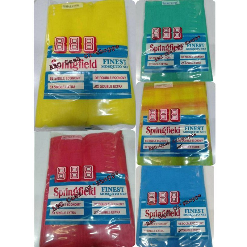 Kulambo/Mosquito Net ( 888 Springfield ) 7 sizes 5 colors | Shopee ...