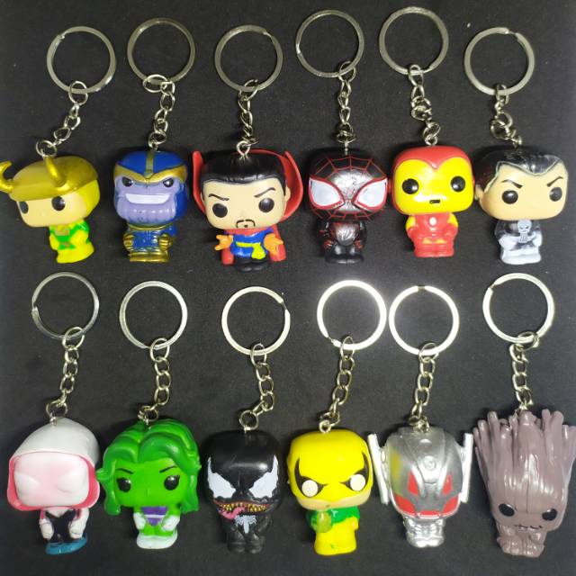 Marvel Universe Avengers Figure Keychain | Shopee Philippines