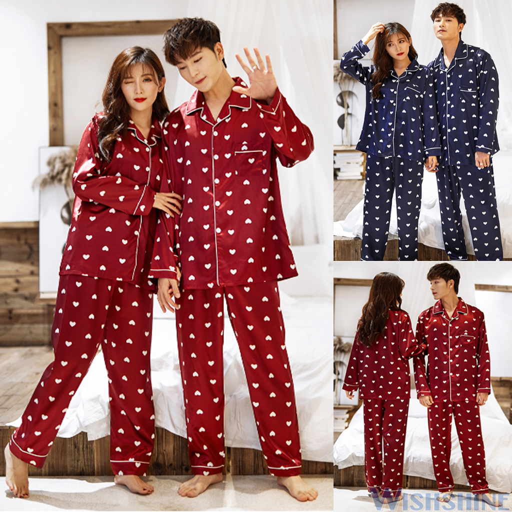 Women's and Men's Silk Sleepwear