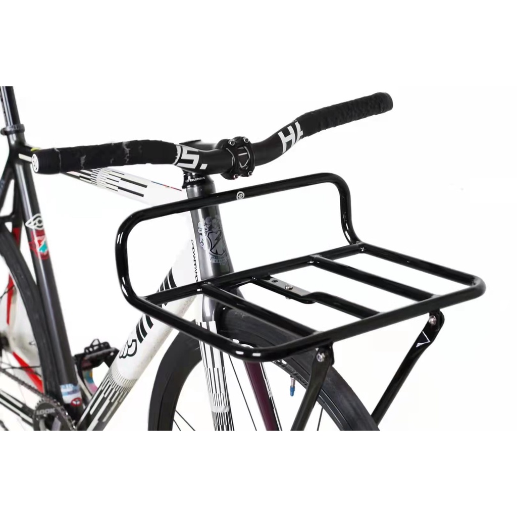 Fixed gear front rack clearance