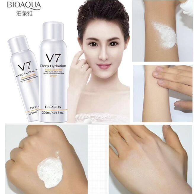 BIOAQUA V7 Toning Whitening Spray Instant Whitening Spray