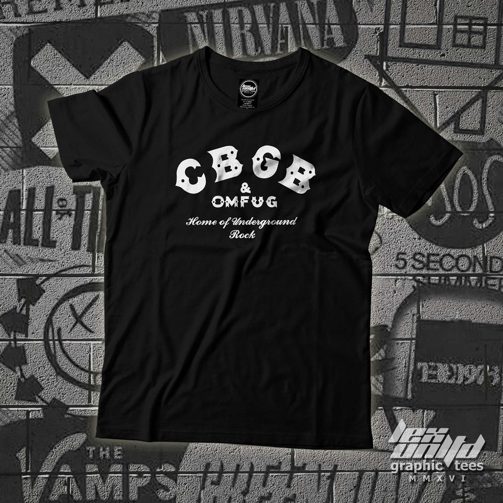 Music Band Shirt (CBGB & OMFUG) | Shopee Philippines