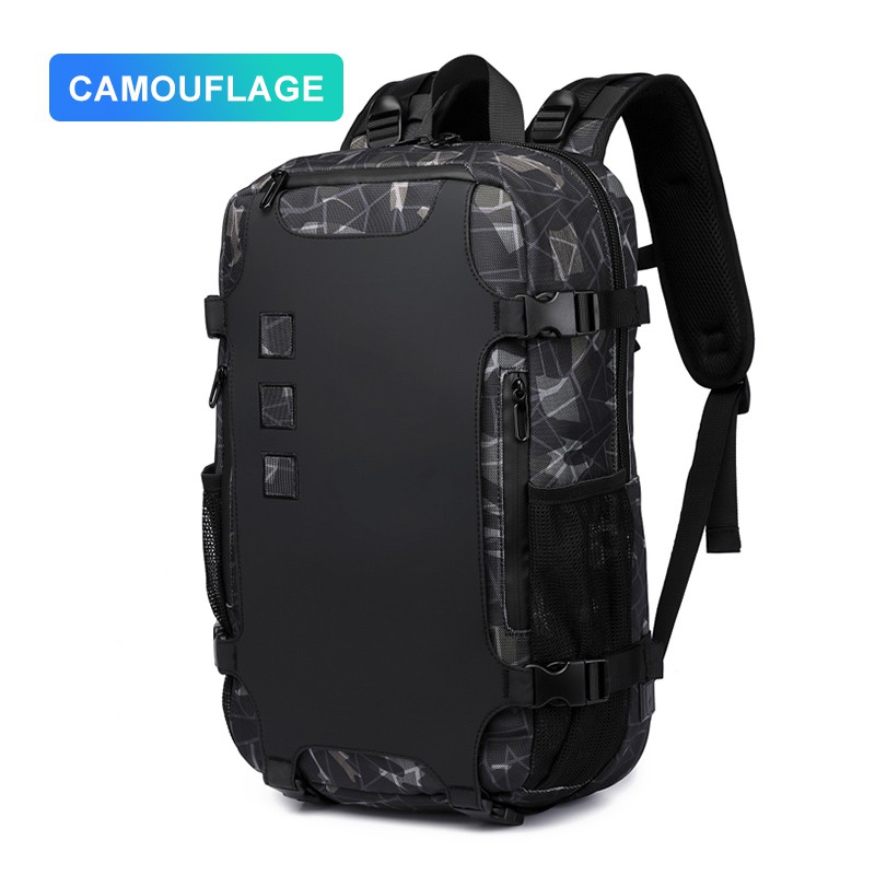 Ozuko Men Multifunction Usb Charging Laptop Backpack Waterproof Travel Bags Shopee Philippines