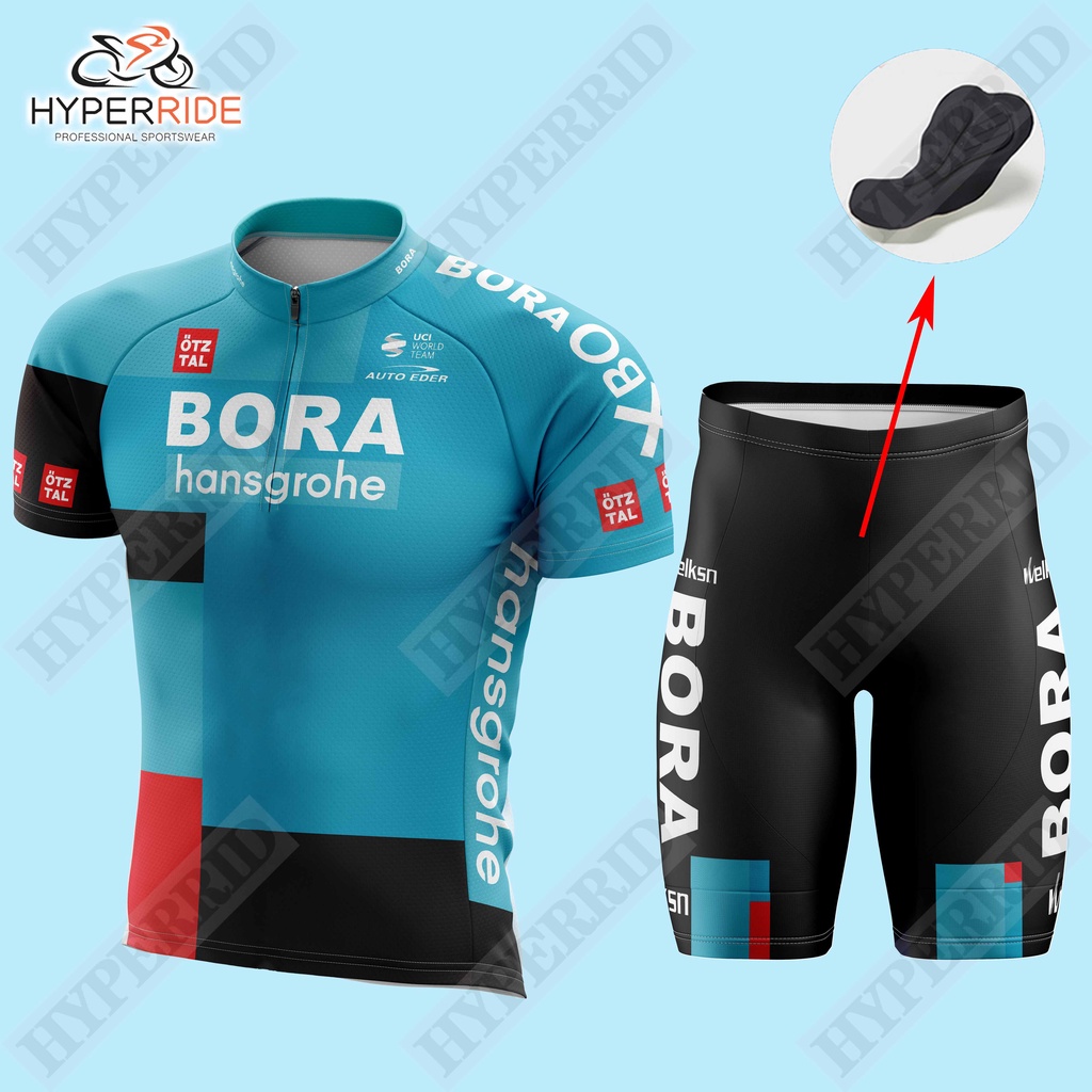 Bora Specialized Cycling Jersey Set Bike Shorts With Padded Bike Shirt 