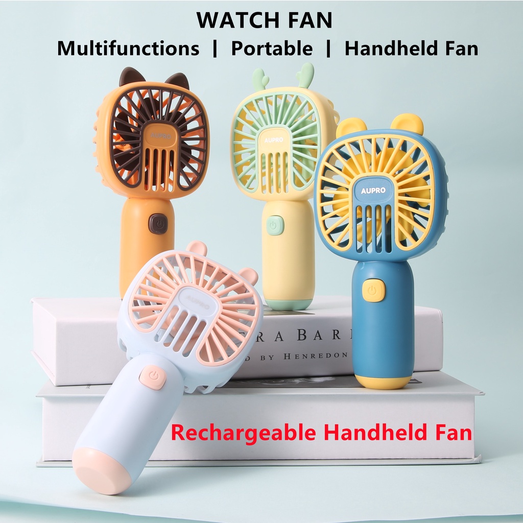 ACAI Rechargeable Portable Handheld Fan Mini Cool Pet Small Fan USB Fan ...