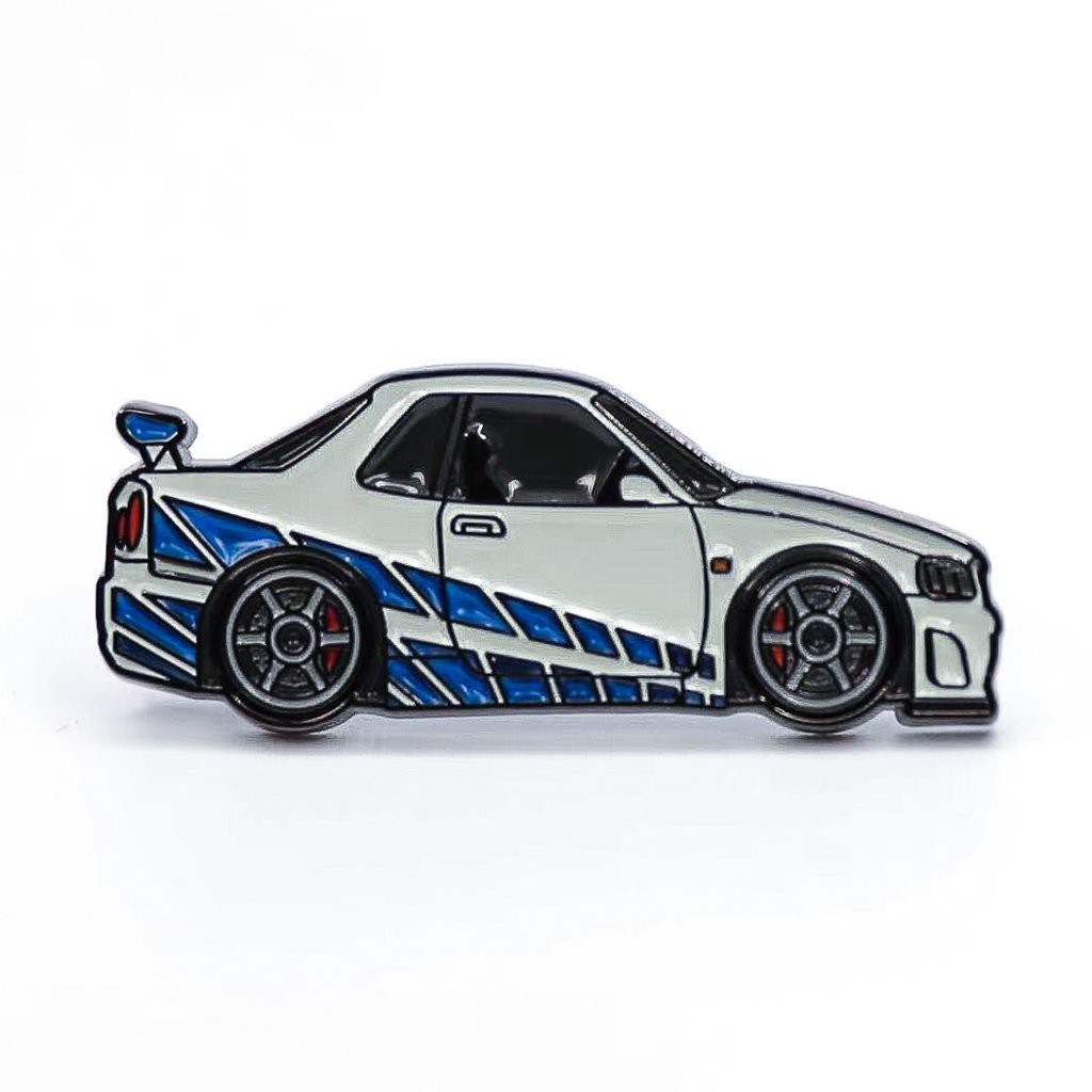 HOT WHEELS PIN SKYLINE R34 GTR 2F2F Shopee Philippines
