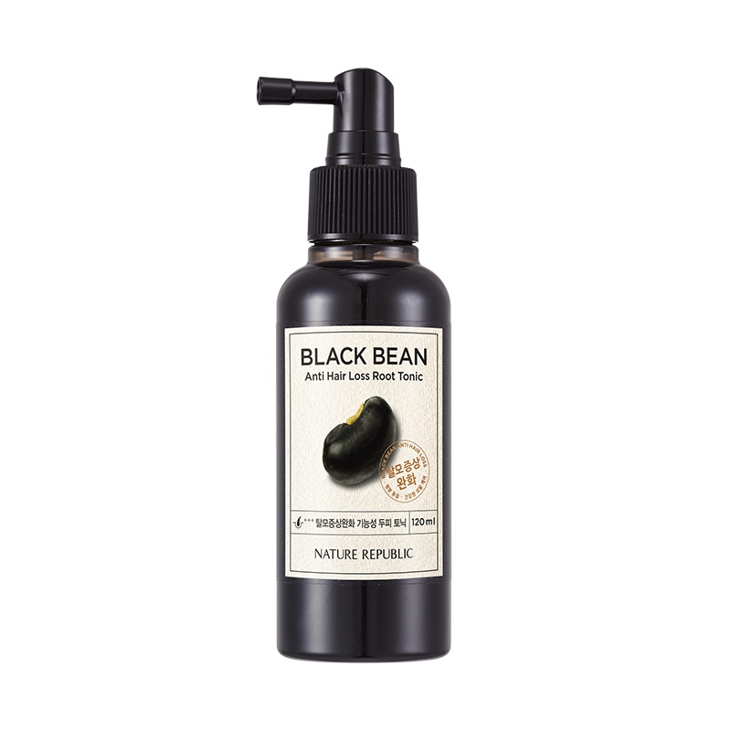 nature republic black bean anti hair loss root tonic 120ml | Shopee ...