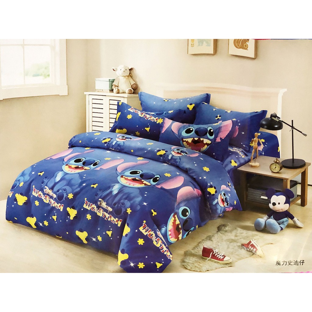 Stitch Bed Sheet 3IN1/4IN1/5IN1/6IN1 Shopee Philippines