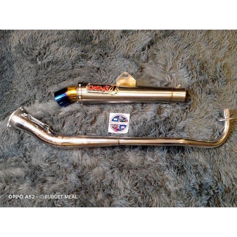 honda wave 100/125 stainless big elbow/Free 2pcs studblts | Shopee ...