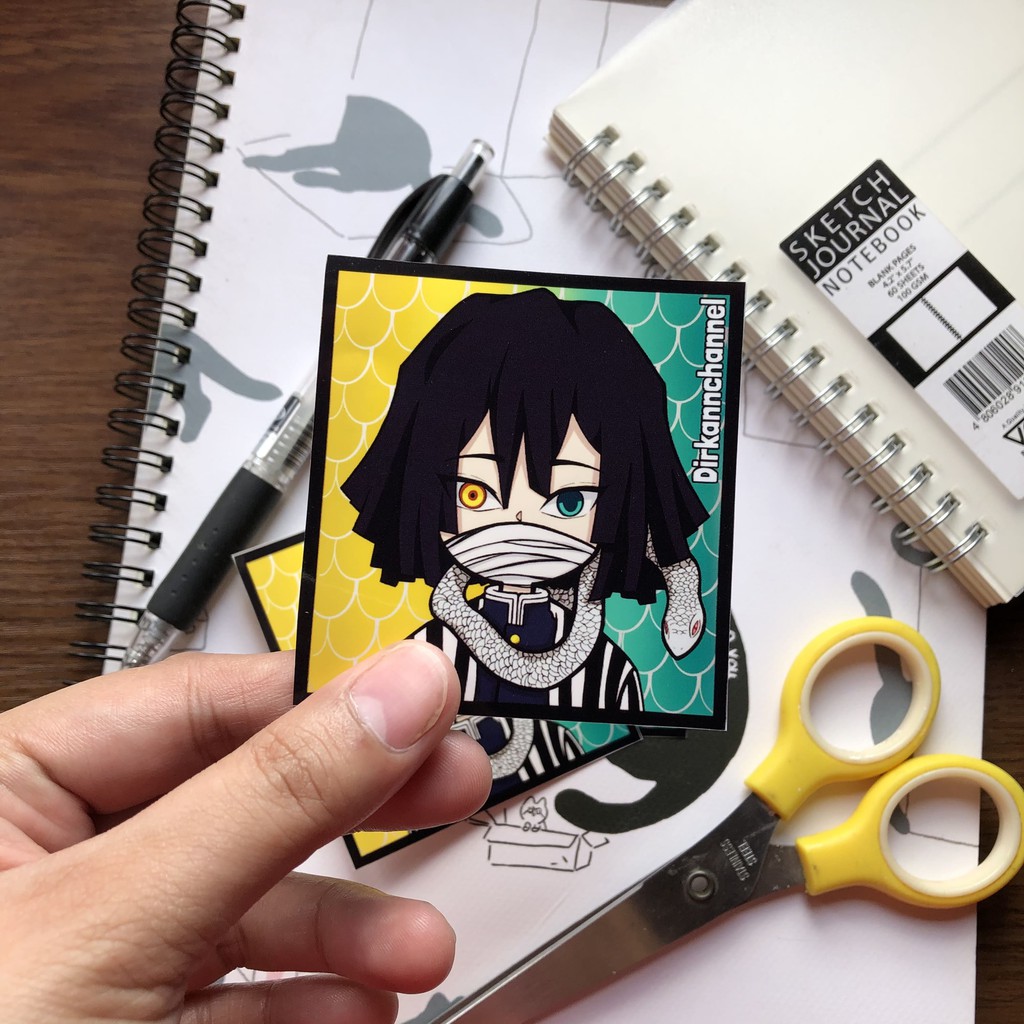 Kimetsu no Yaiba - Obanai Iguro Glossy Vinyl Stickers | Shopee Philippines