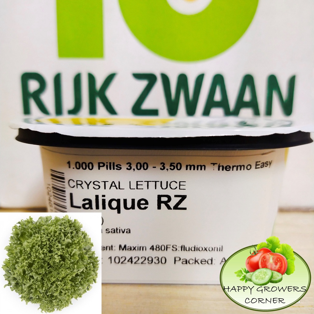 Lalique RZ Green Crystal Lettuce by RIJK ZWAAN (1,000 pills /Original