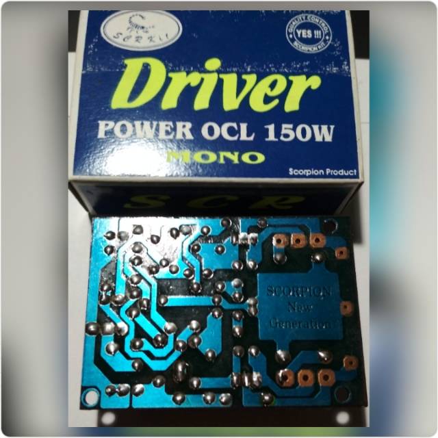 150 watt OCL Power Amplifier Driver Range Kit by Scorpion | Shopee