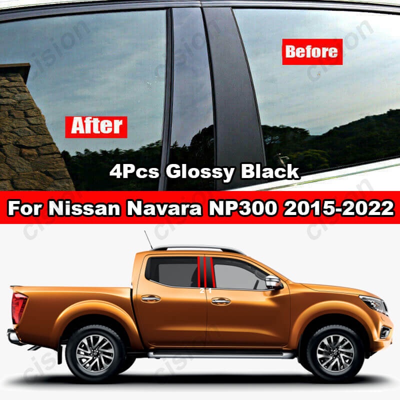 For Nissan Navara NP300 2015-2022 Frontier 4Pcs Set Left Right Side Car ...