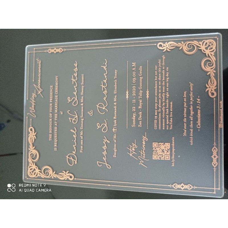 Acrylic Invitation/Acrylic Invitation Acrylic Invitation Card/Acrylic ...