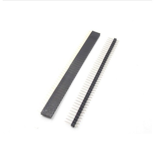 1x40 Pin 2.54mm Single Row Female 10PCS & Male Pin Header | Shopee ...