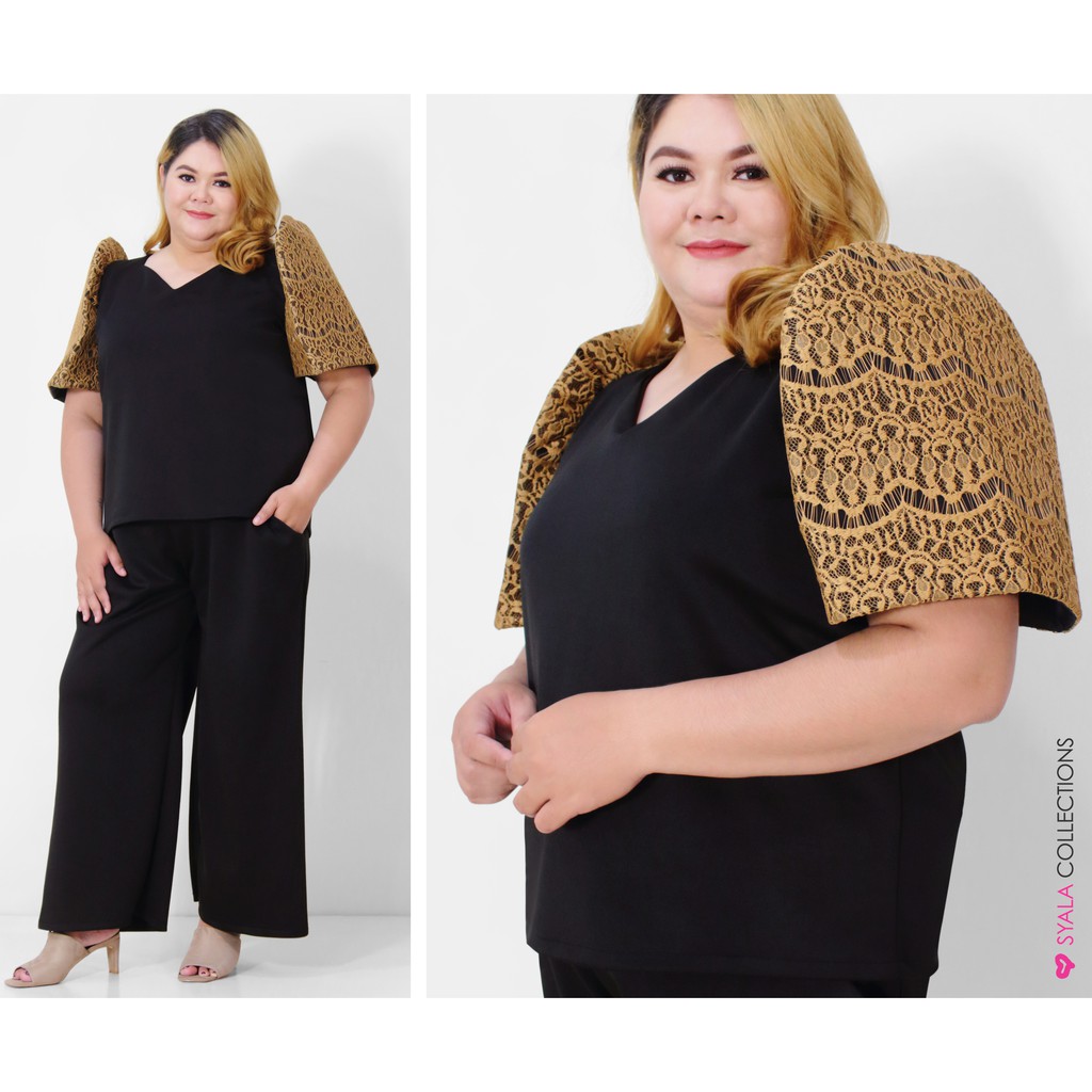 Modern filipiniana best sale for plus size