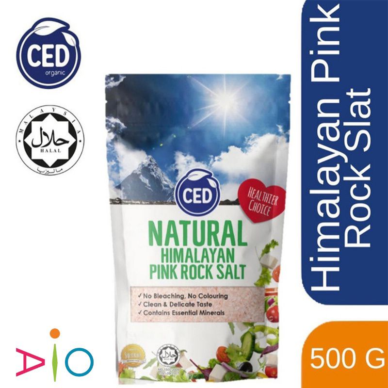 HIMALAYAN SALT PINK ROCK SALT/, halal packaging, original ced | Shopee ...