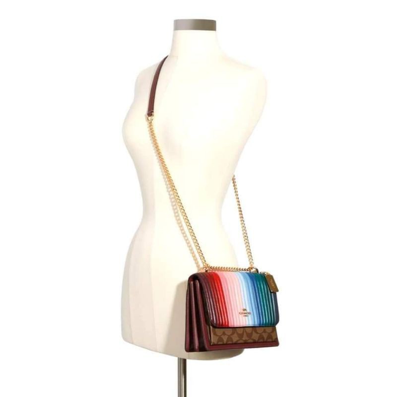 Coach crossbody rainbow discount bag