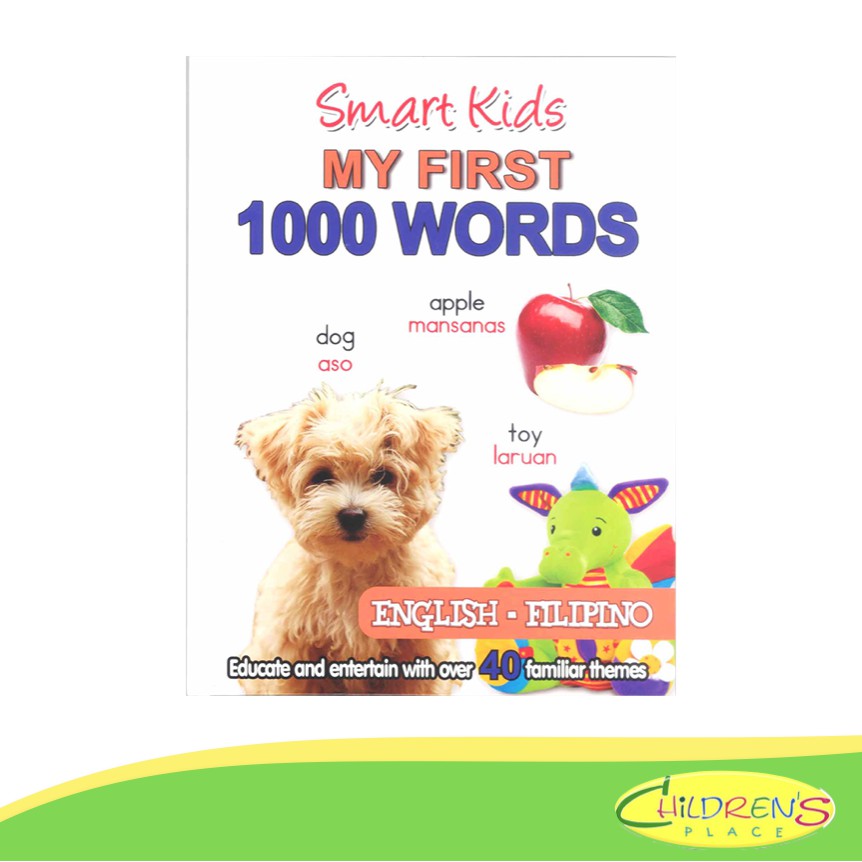 Smart Kids My First 1000 Words (English - FIlipino) | Shopee Philippines