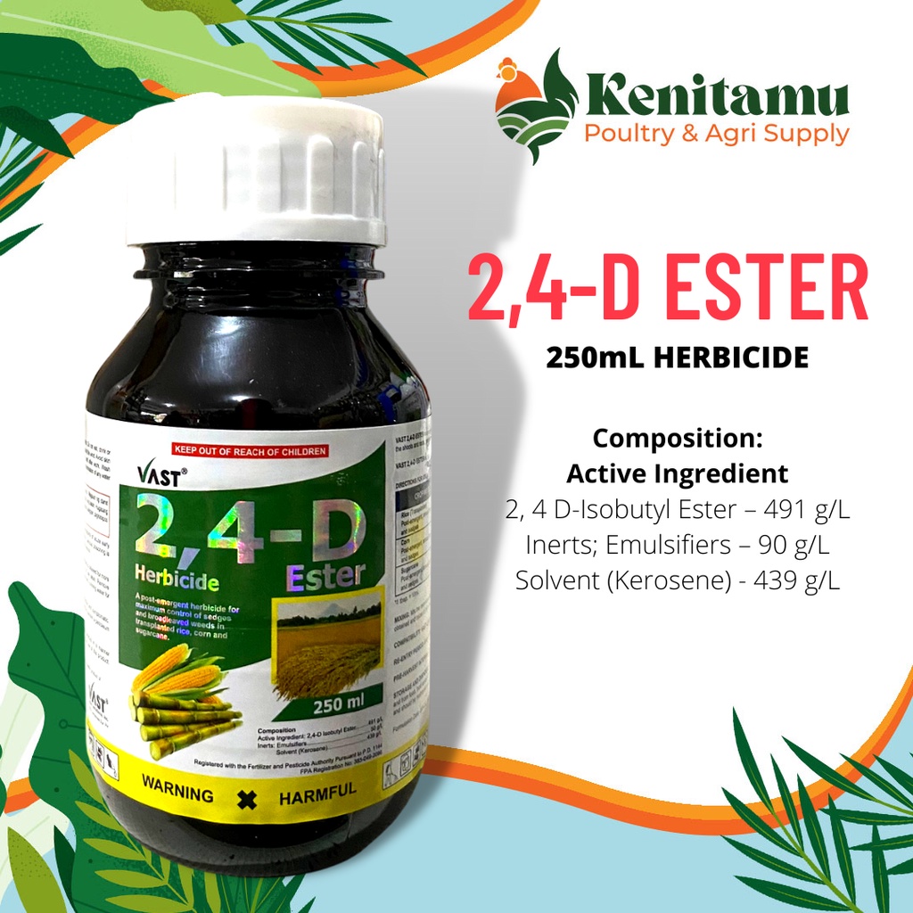 2,4-D ESTER 250mL HERBICIDE BY: VAST | Shopee Philippines