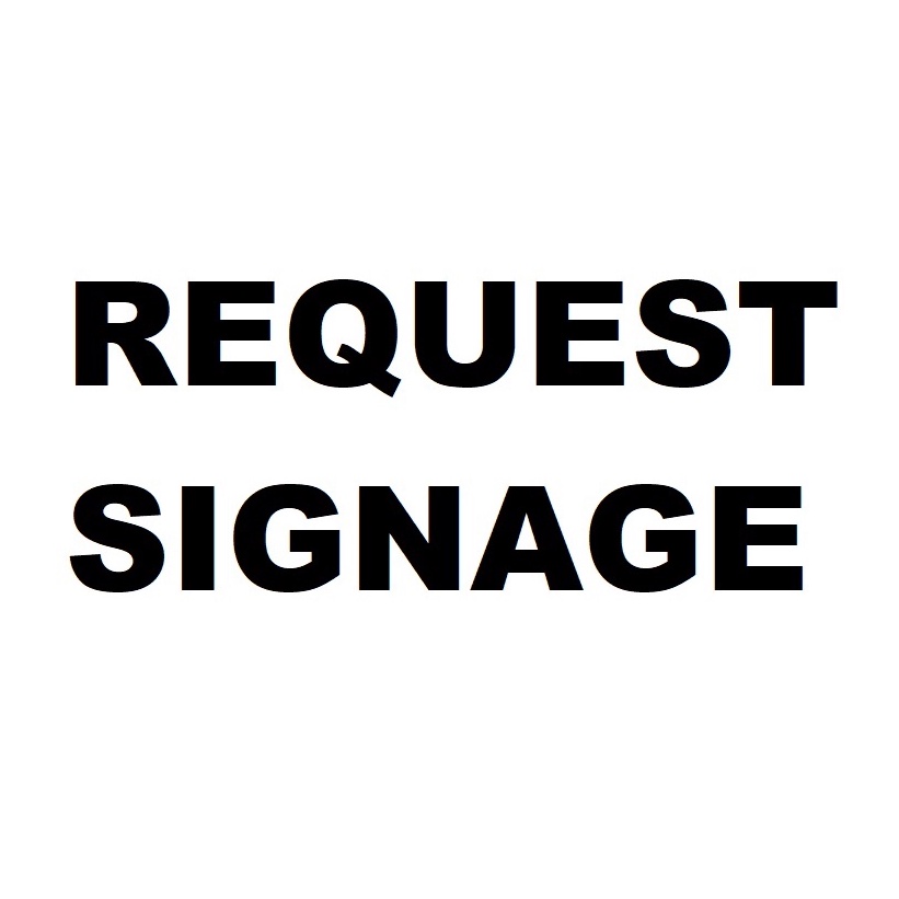 Customized Signages Request Personalized Laminated Signage | Shopee ...