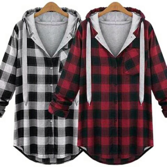 Polo long cheap sleeve checkered