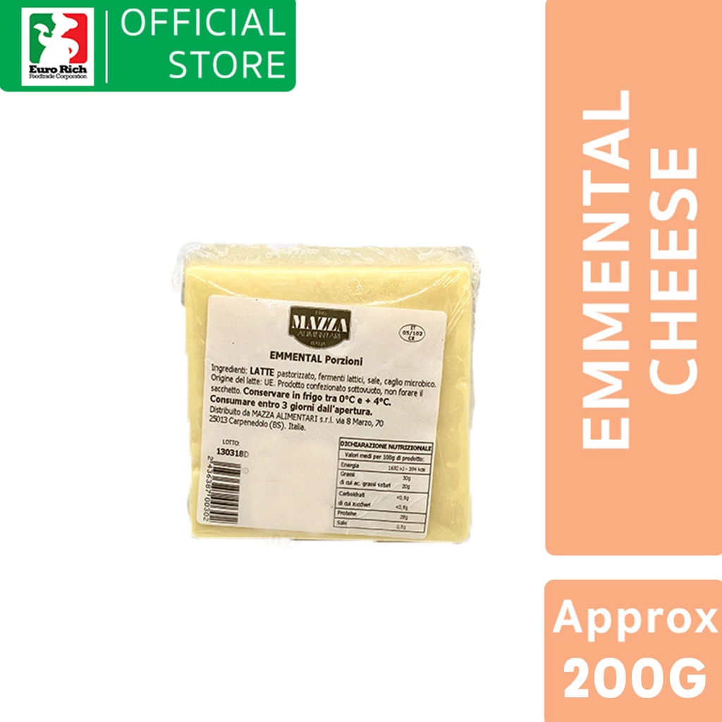 Mazza Emmental Cheese (Approx 200g) Shopee Philippines