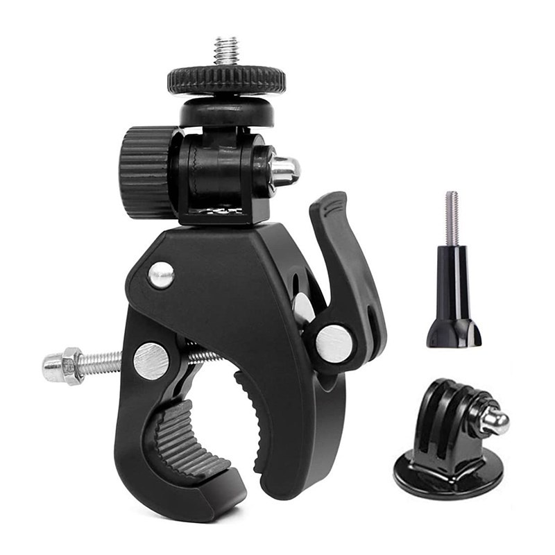 Bike Camera Mount Tripod Clip Adapter Bicycle Motorcycle Handlebar