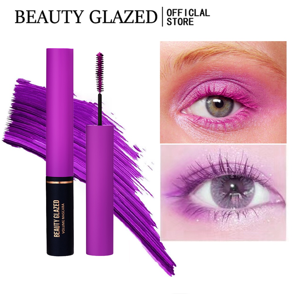 BEAUTY GLAZED Colorful Eyelash Mascara Waterproof Eyelash Extension