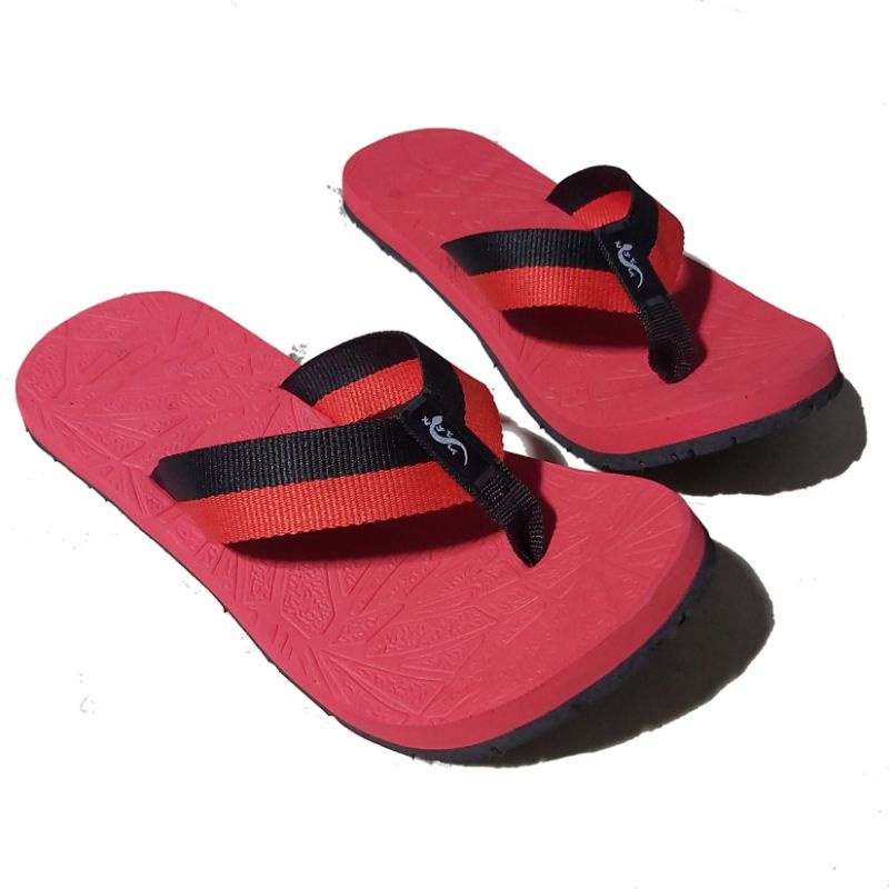Quality footwear sandugo THSAN065 2way black red strap with red ...