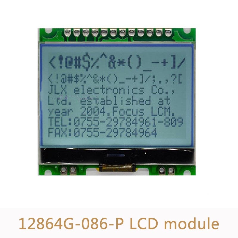 12864G-086-P 12864 Dot Matrix LCD Display Module COG with Backlight 4 ...