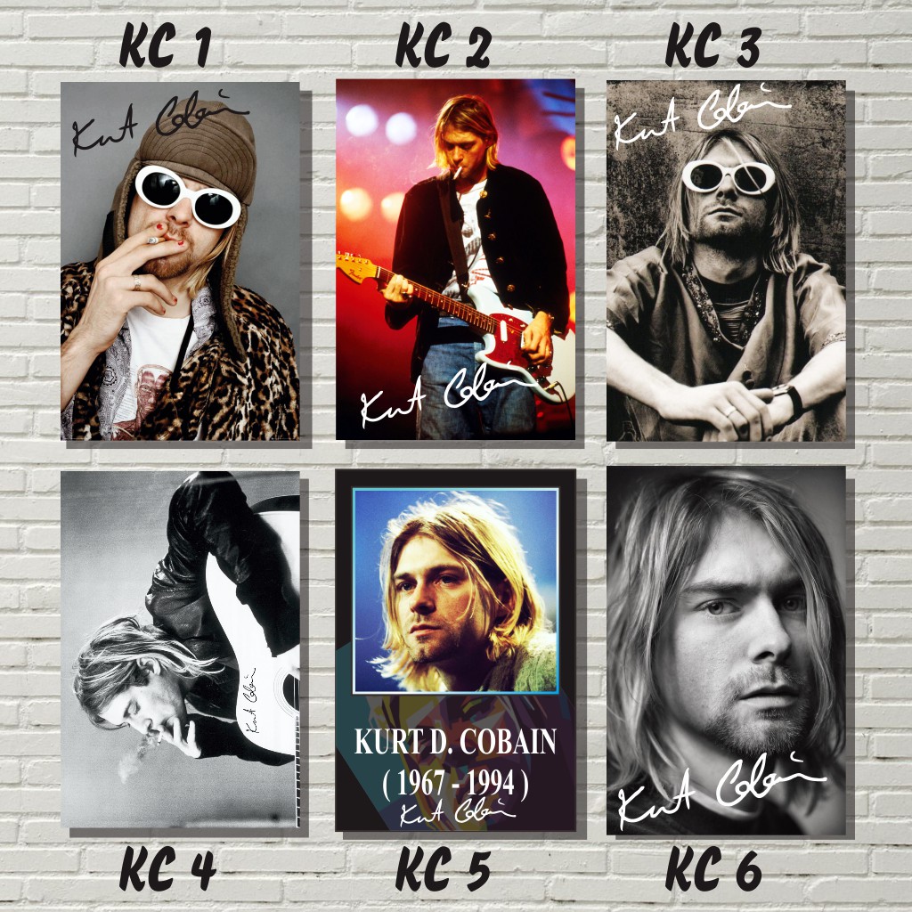 Kurt COBAIN NIRVANA BAND POSTER/Wall Decoration | Shopee Philippines