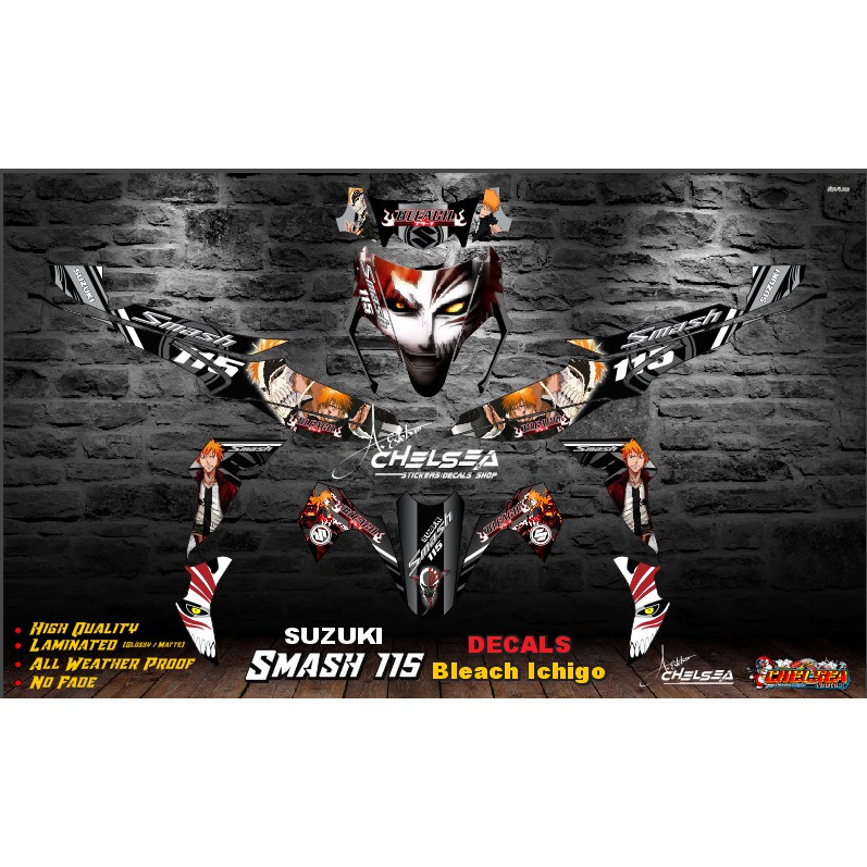 Suzuki Smash 115 Decals, Stickers with freebies stickers | Shopee ...