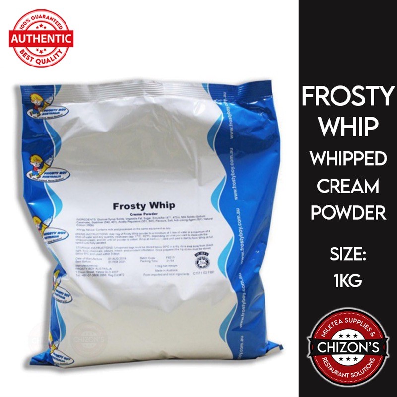 FROSTY BOY Whip Cream Powder 1kg Shopee Philippines