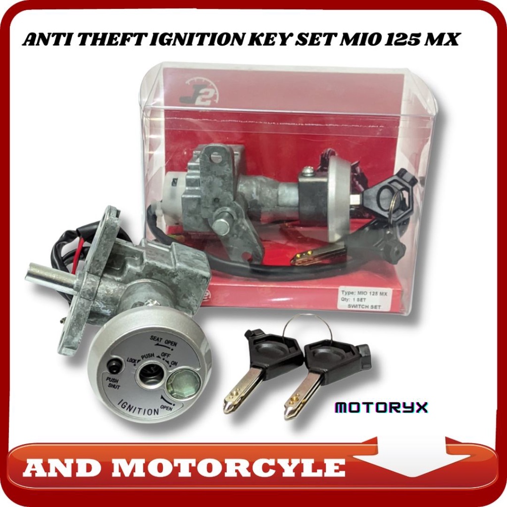 ANTITHEFT KEY SYSTEM MIO MX 125 [100 ORIGINAL & AUTHENTIC] Shopee