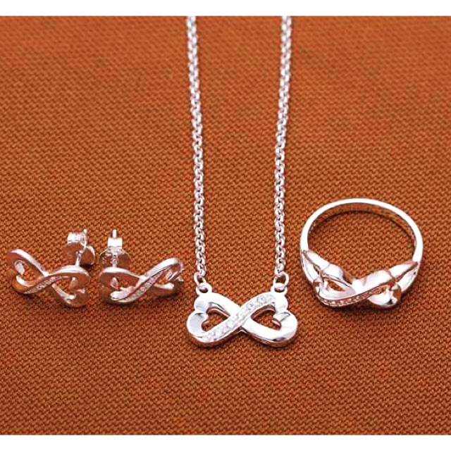 Genuine 925 Italy silver set pm ring size | Shopee Philippines