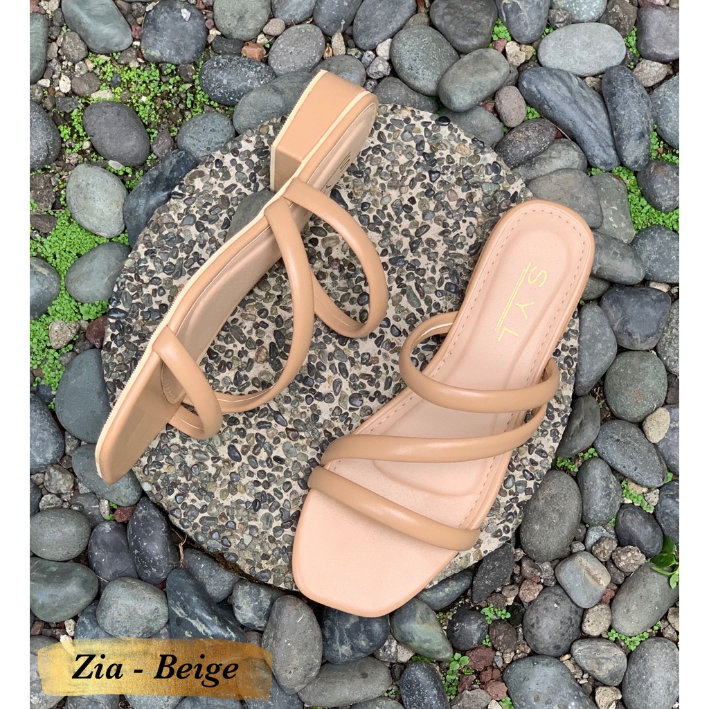 Zia 1-inch block heels by SYL (8 colors) | Shopee Philippines