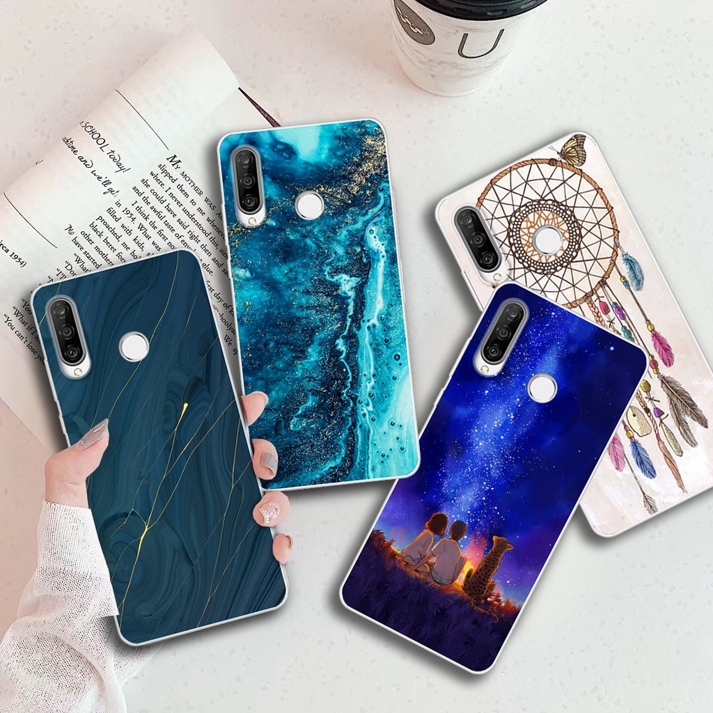 Huawei P30 Lite P30 Pro P30 P40 P40 Pro P8 Lite 2017 Printed Case Fashion  Style Painted Pattern Case TPU Silicone Soft Cover