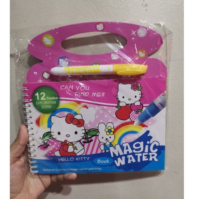 Hello Kitty Magic Water Drawing Coloring Book For Kids Learning ...