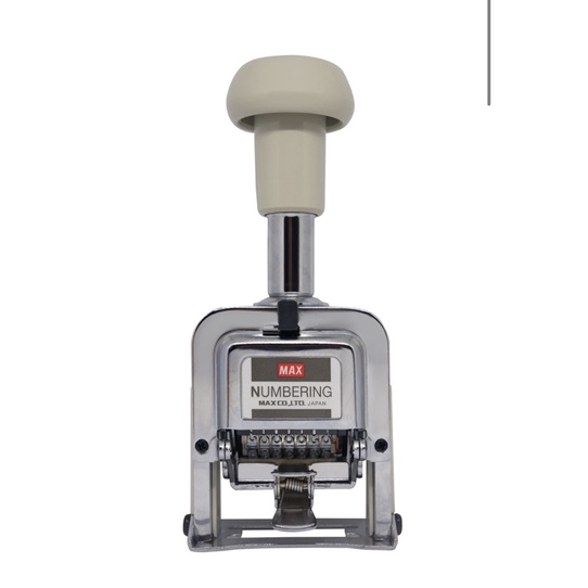 Max numbering stamp N-705 numbering machine 7 digit | Shopee Philippines