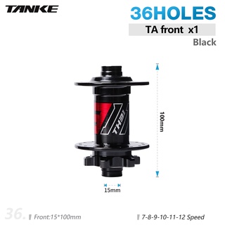 TANKE Bike hubs 36 Holes 6 pawls MTB 36H hub for India