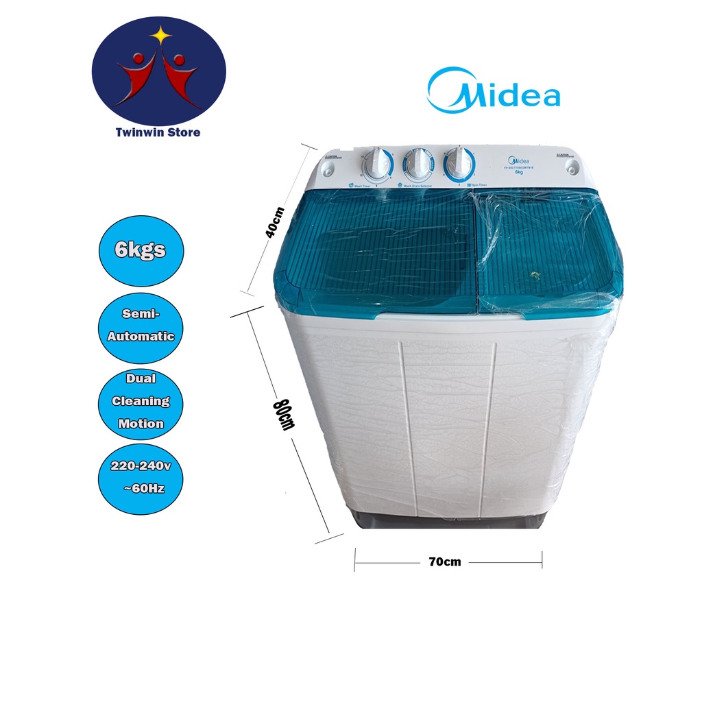 MIDEA Twin Tub Washing Machine Shopee Philippines
