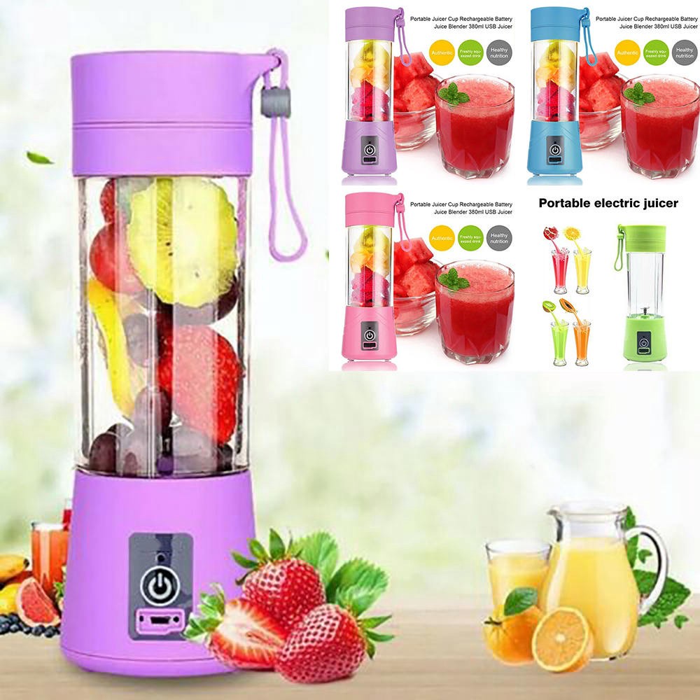 WXD Rechargeable Electric Fruit Juicer Portable Juice Cup Blender USB Shopee Philippines