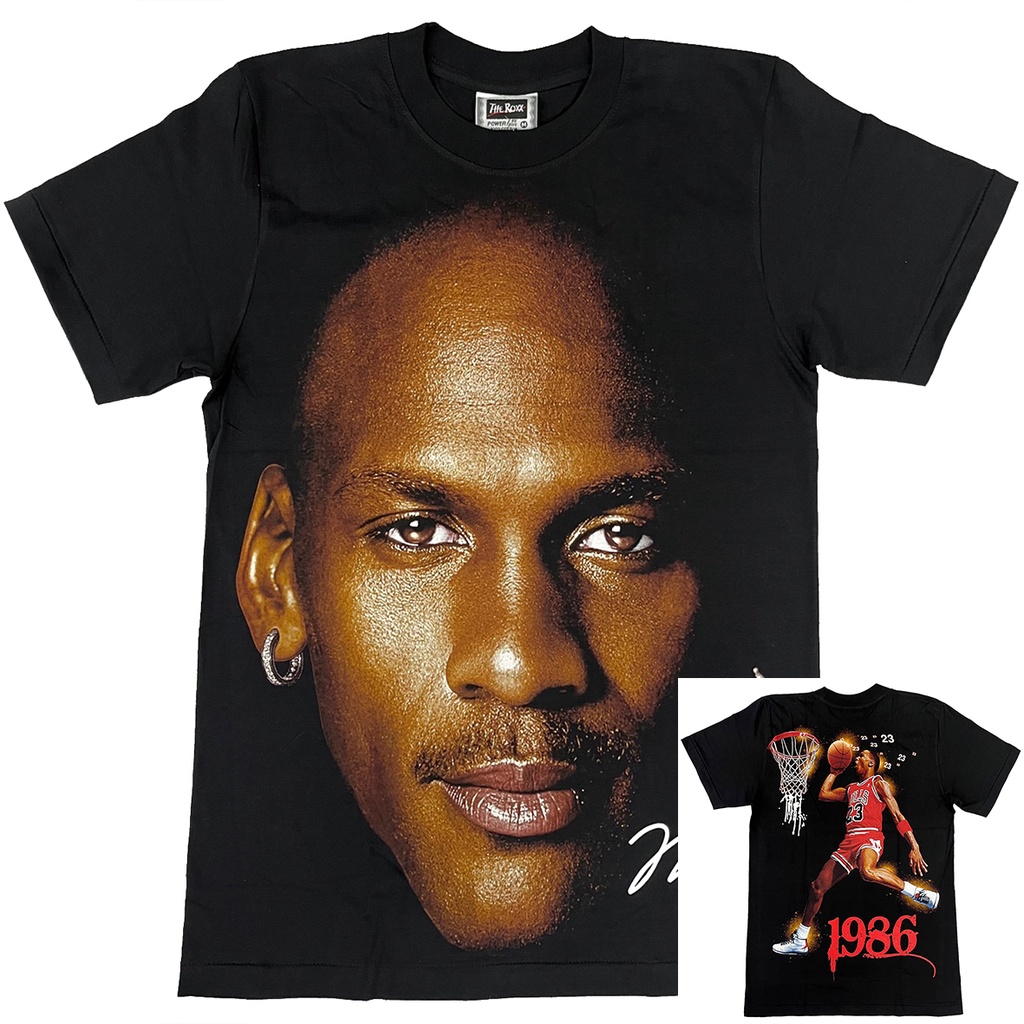 MICHAEL JORDAN BIG FACE PRINTED t SHIRT for men ( THE ROXX ) Shopee