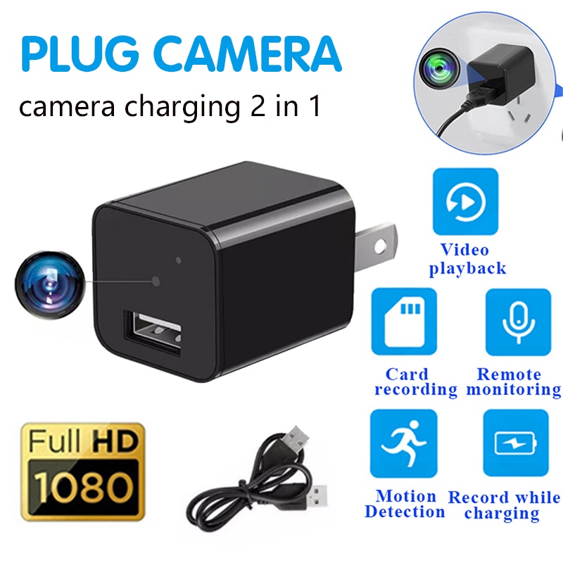 UX8 Hidden Charger Camera Full HD 1080P Wireless Hidden CamerasVideo Recording Mini Spy Camera