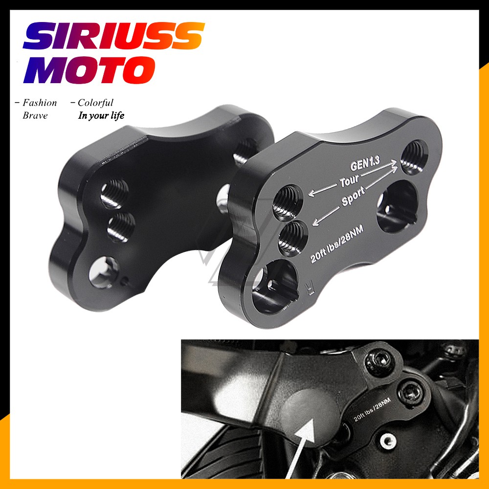 TZ Motorcycle Bar Clamps Handlebar Risers Case for Honda Goldwing