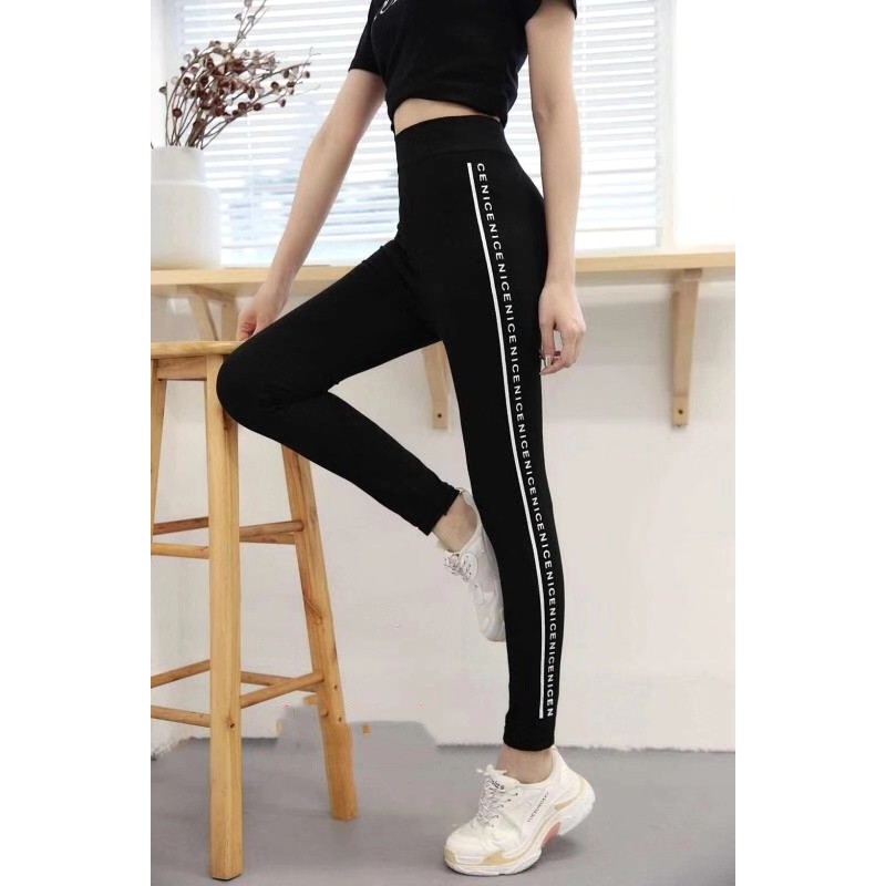 Korean Fashion High Waist Leggings For Zumba Yoga Sport Wear Daily  Outfit*3804