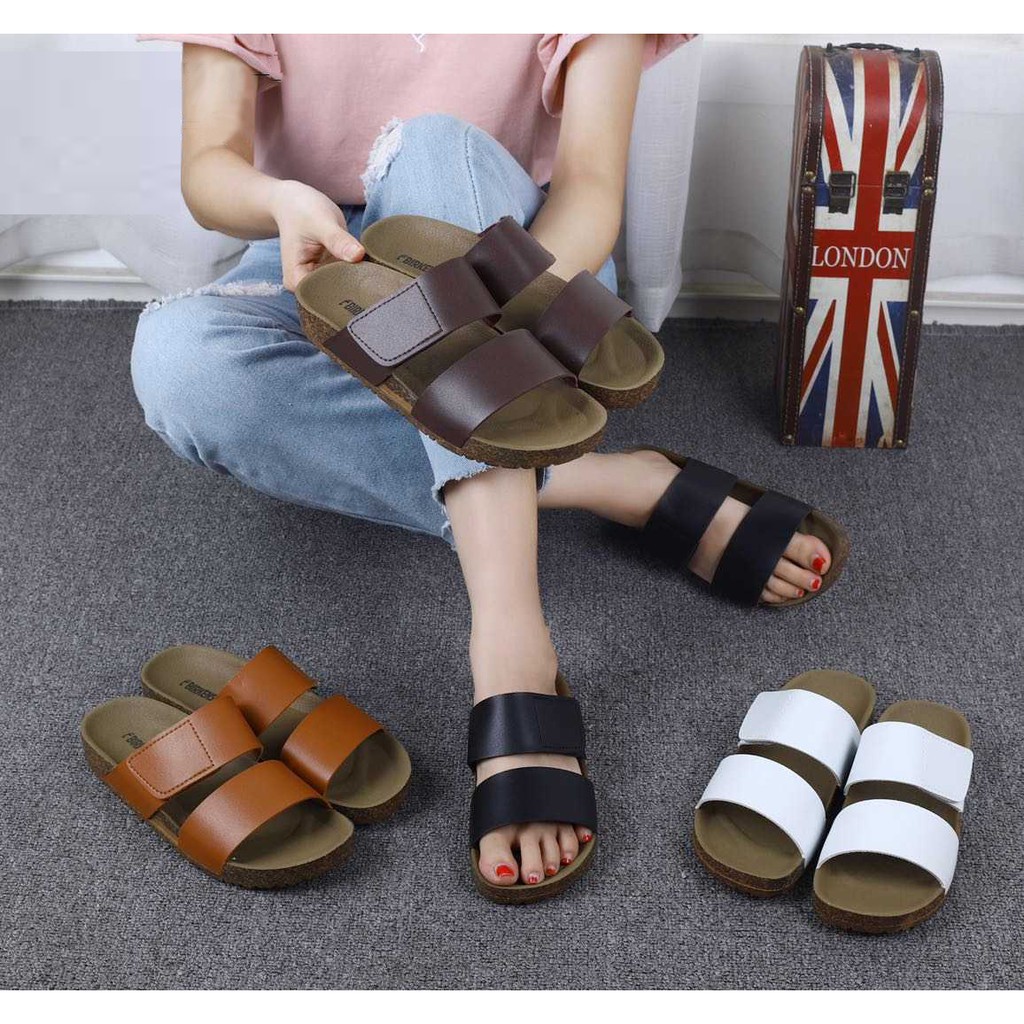 Birkenstock store velcro sandals